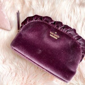 Kate Spade Ruffle Cosmetic Bag